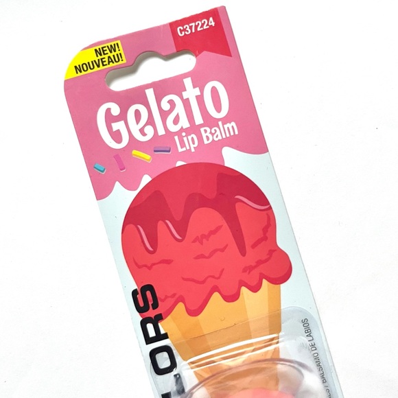 (women) 🏷️ kawaii strawberry & vanilla gelato lip balm lip gloss set of 2 - Picture 6 of 16